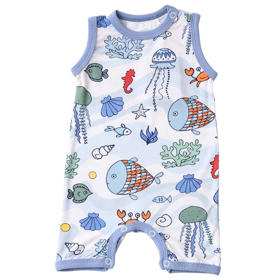 Sea Swirls Shortall - Blissfully Lavender BoutiqueBestaroo