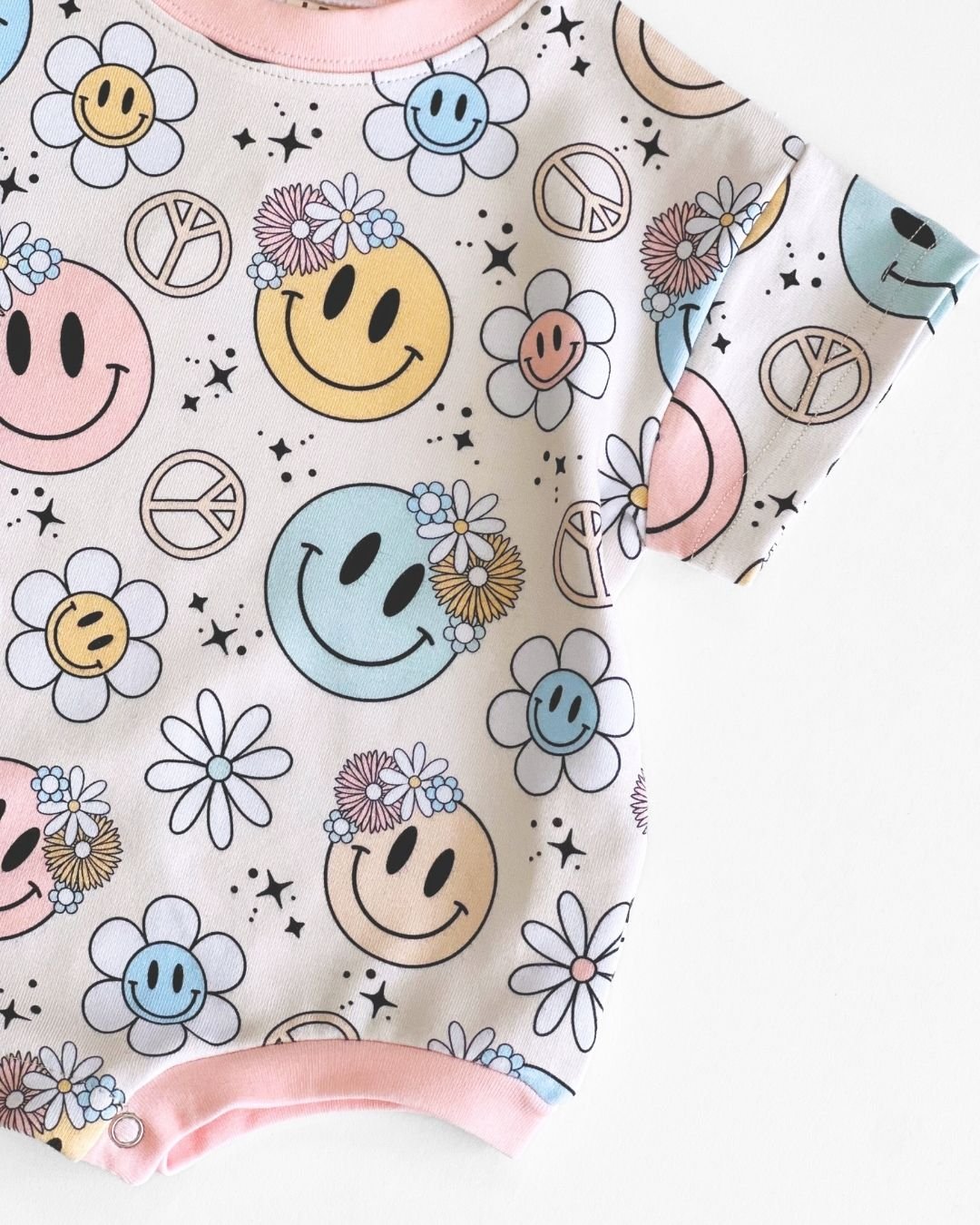 Groovy Girl Short Sleeve Bubble Romper