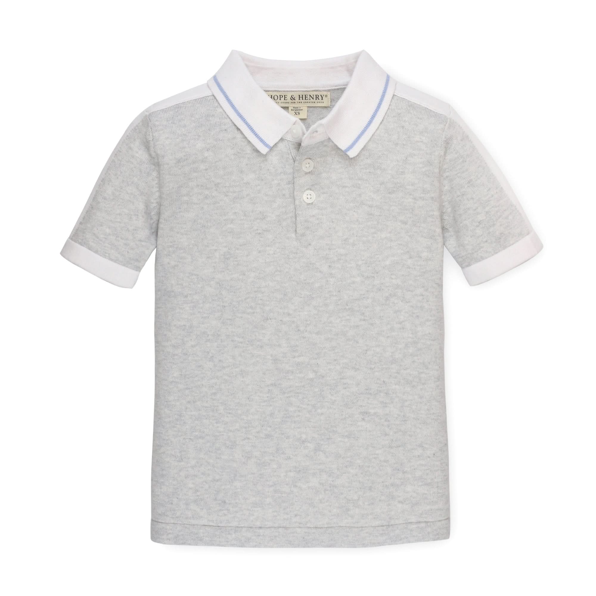 Short Sleeve Sweater Polo - Blissfully Lavender BoutiqueHope & Henry