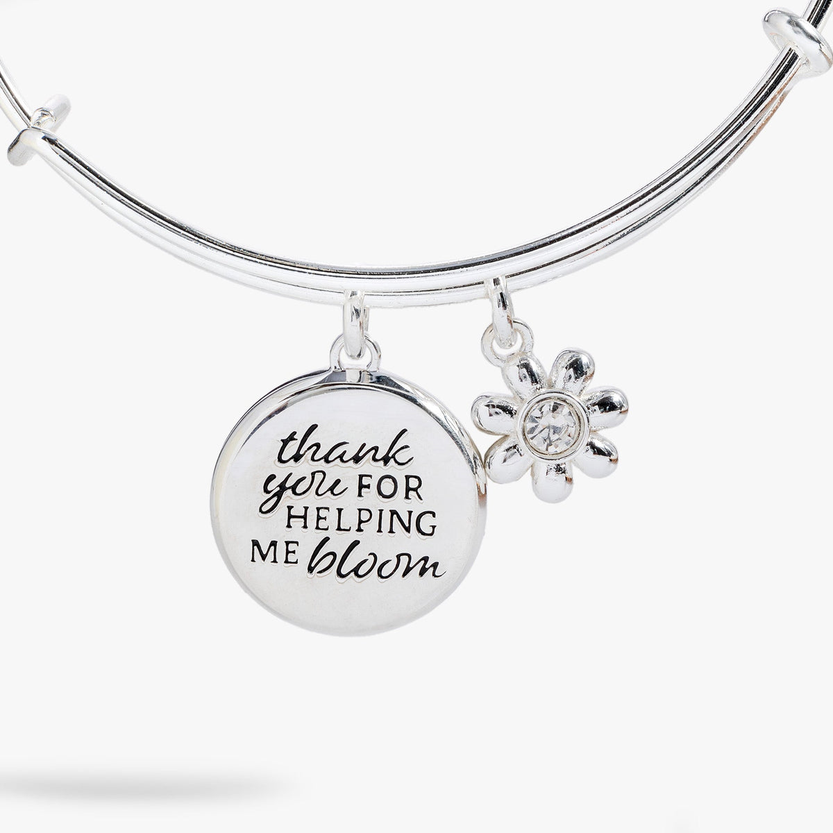 ALEX AND ANI | Thank You For Helping Me Bloom' Charm Bangle