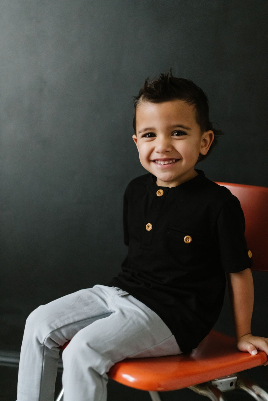 Boys Alex Tee in Midnight