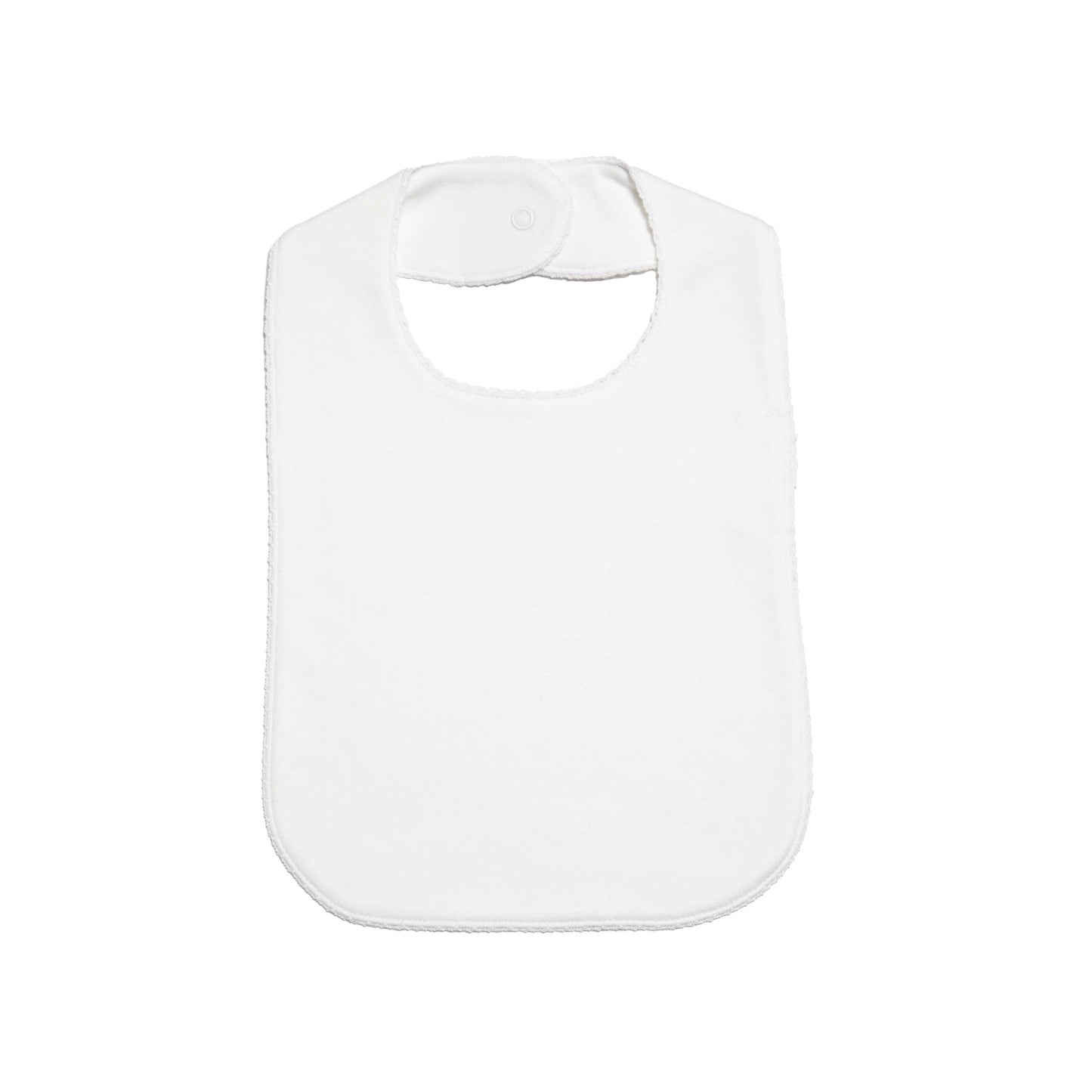 Baby Classic White Pima Cotton Bib