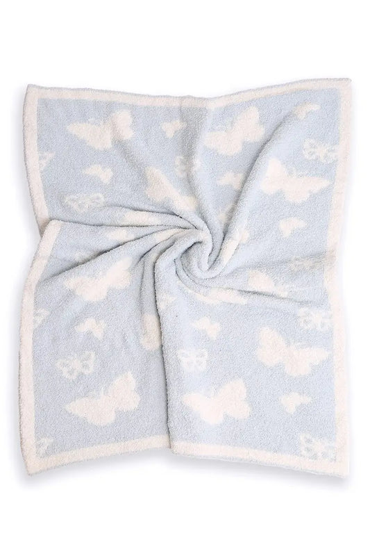 Butterfly Luxe Soft Throw Baby Blanket