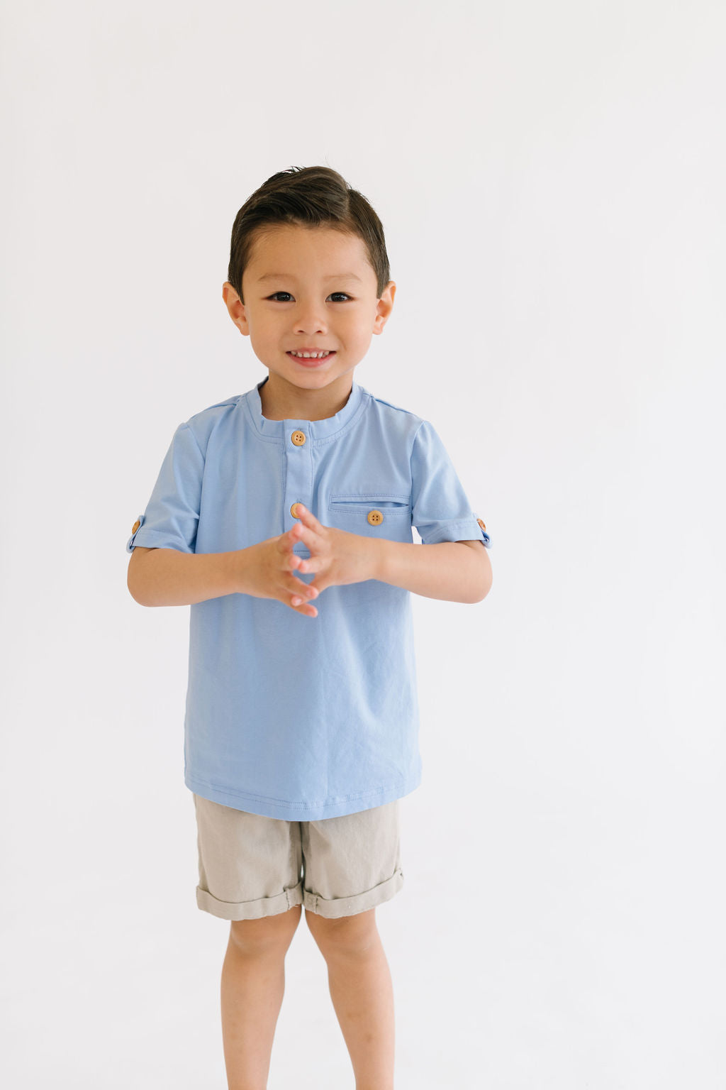 Boys Alex Tee in Baby Blue