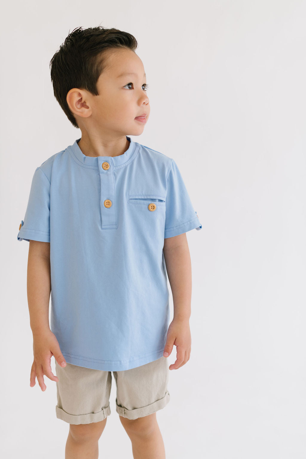 Boys Alex Tee in Baby Blue