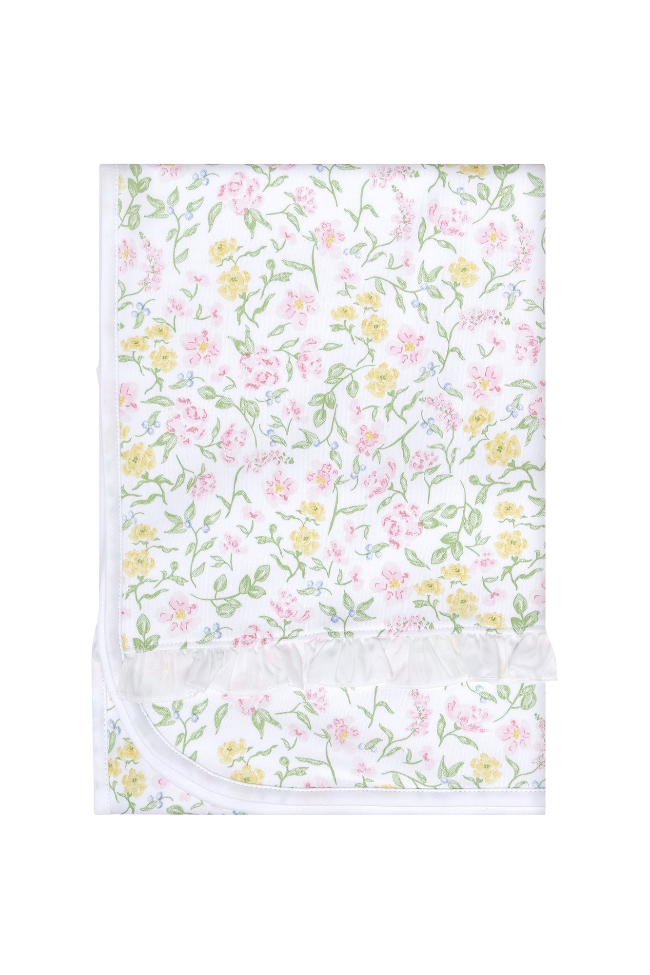 Baby Girl Berry Wildflowers Blanket