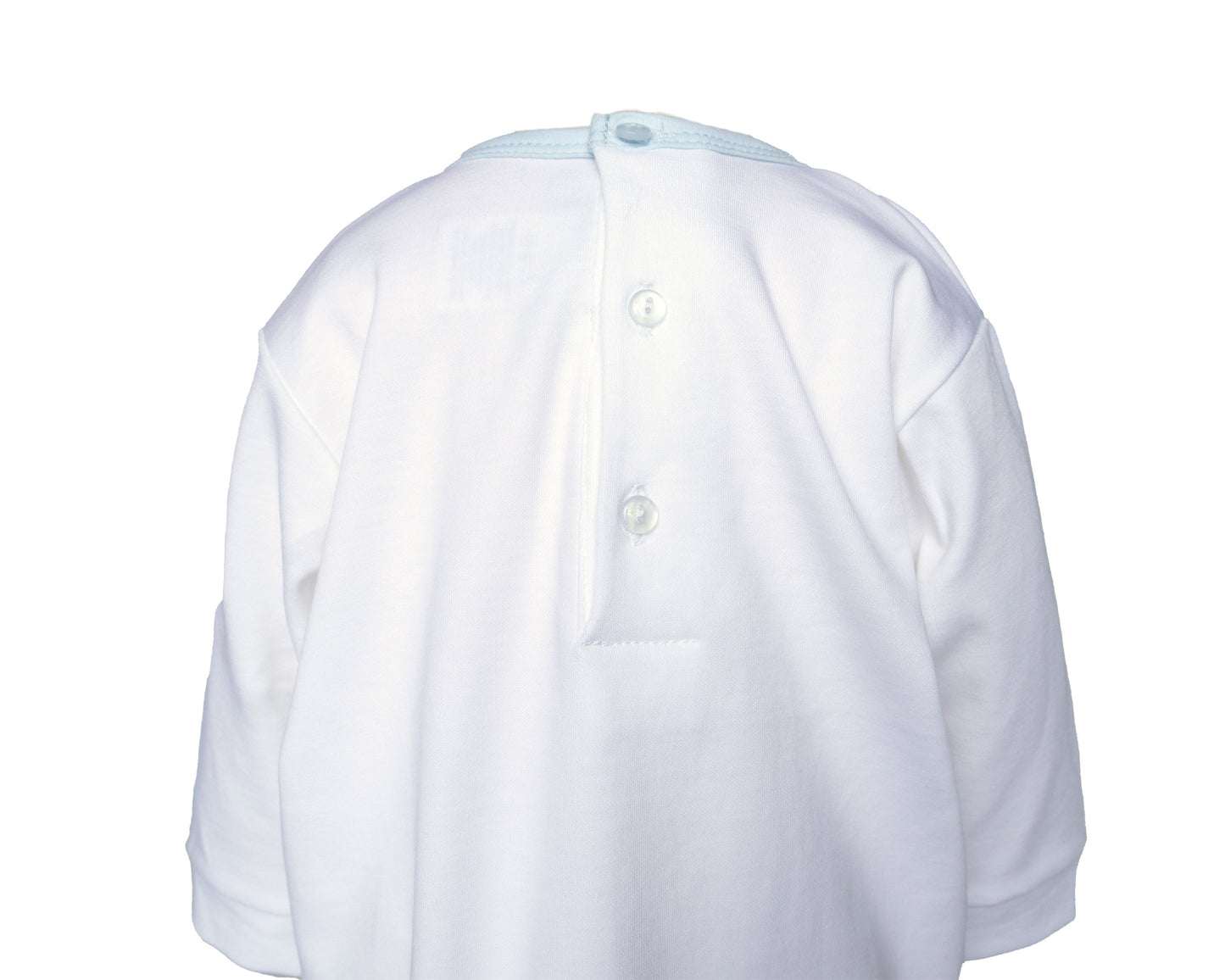 Baby White Smocked Footie
