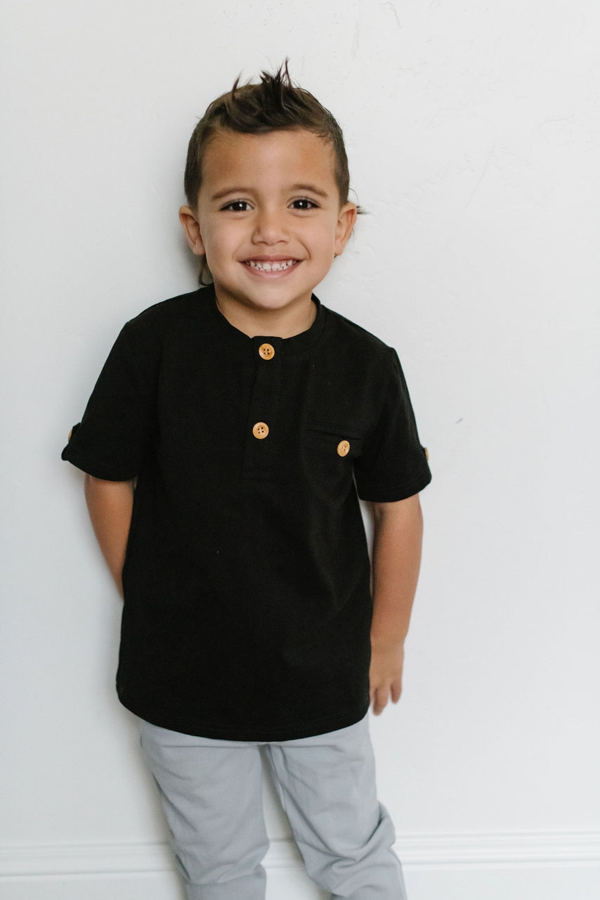 Boys Alex Tee in Midnight