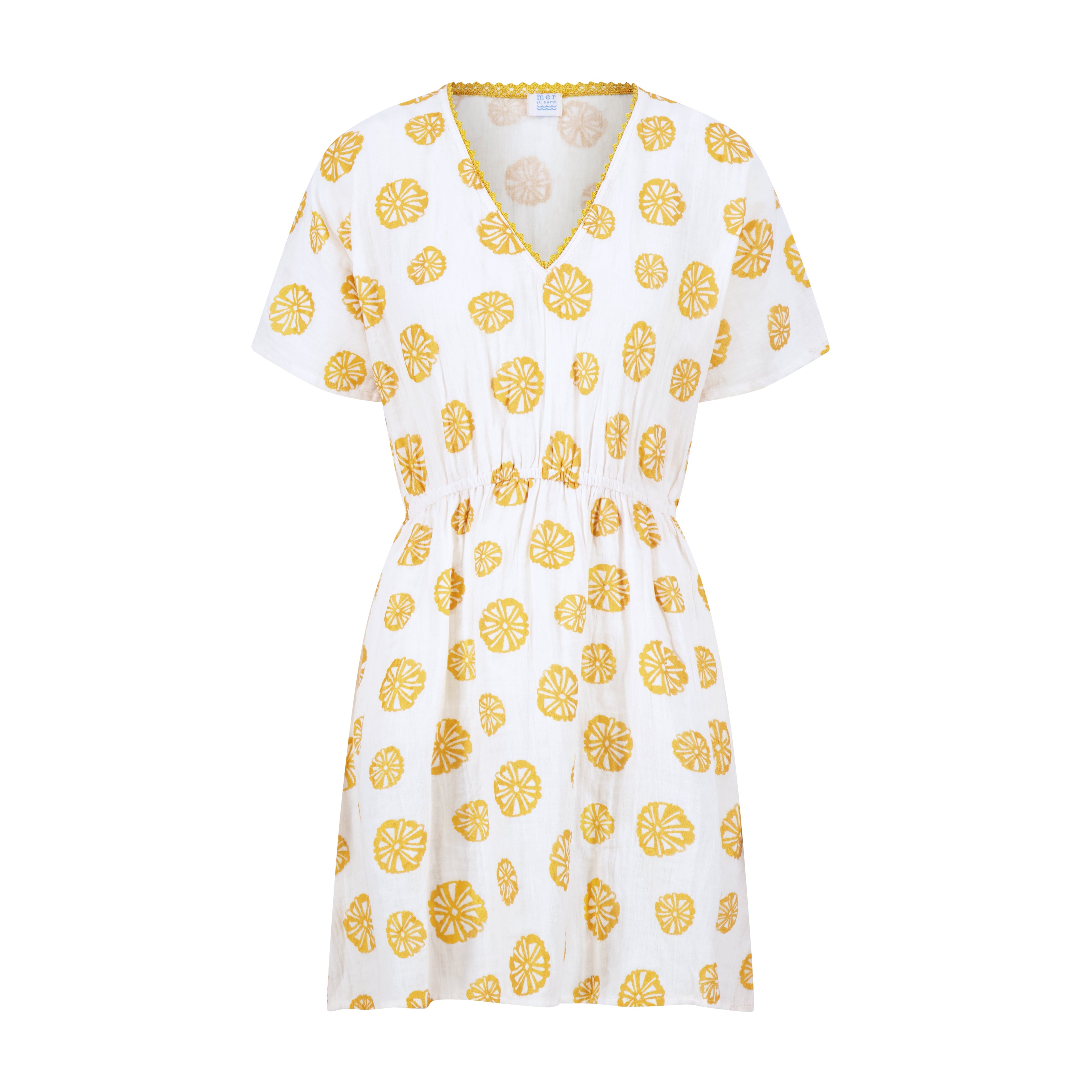 Zara Women's Caftan White Sand Dollar