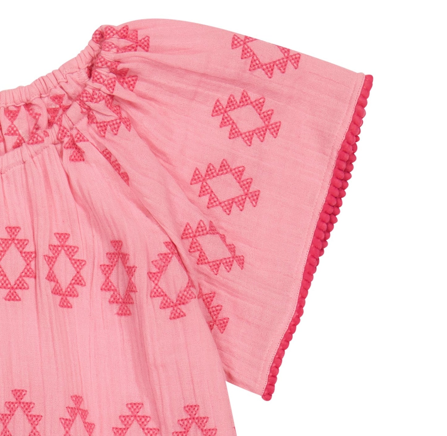 Mini Capucine Girls' Coverup Rose Embroidery