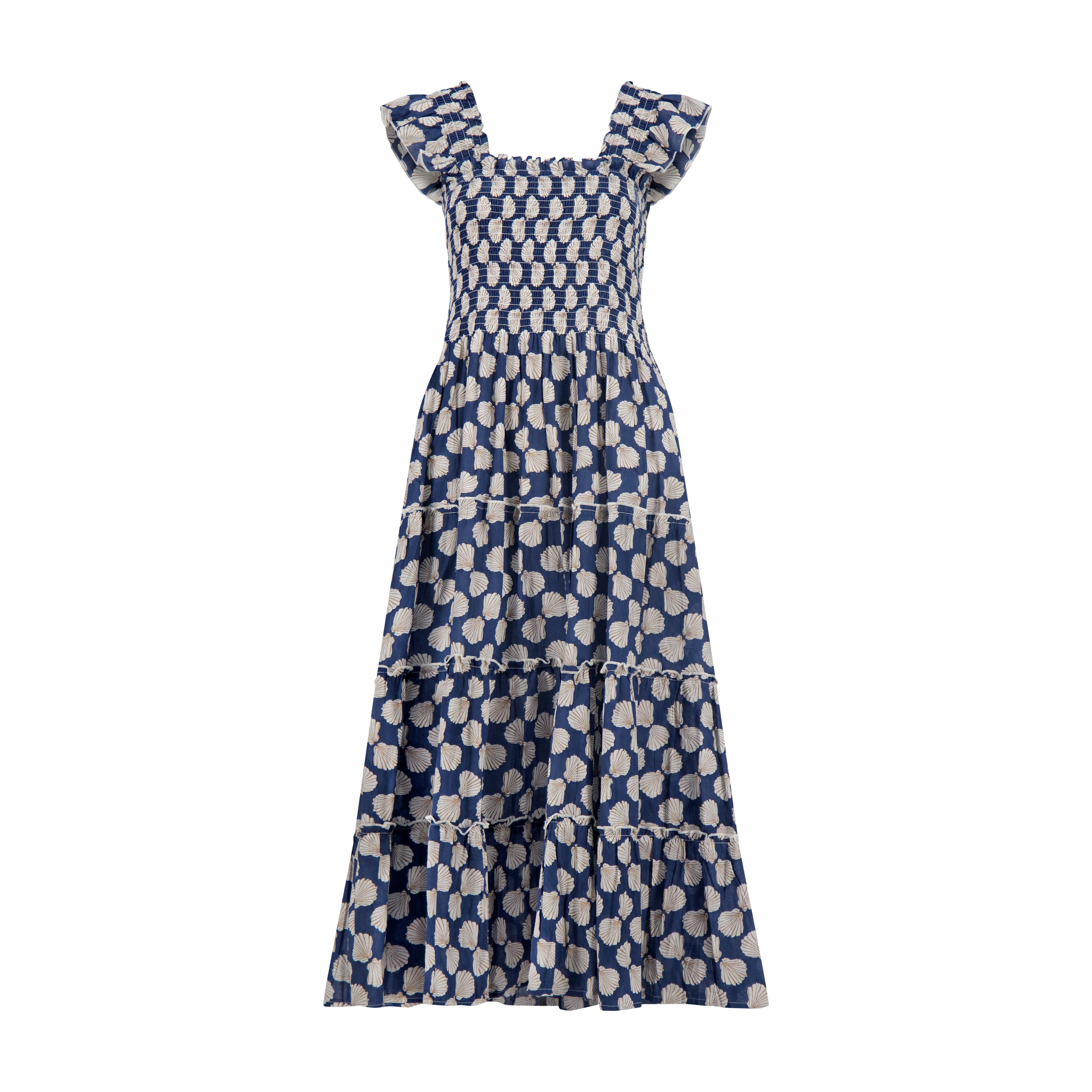 Paloma Women's Maxi Dress Shell Beach Navy