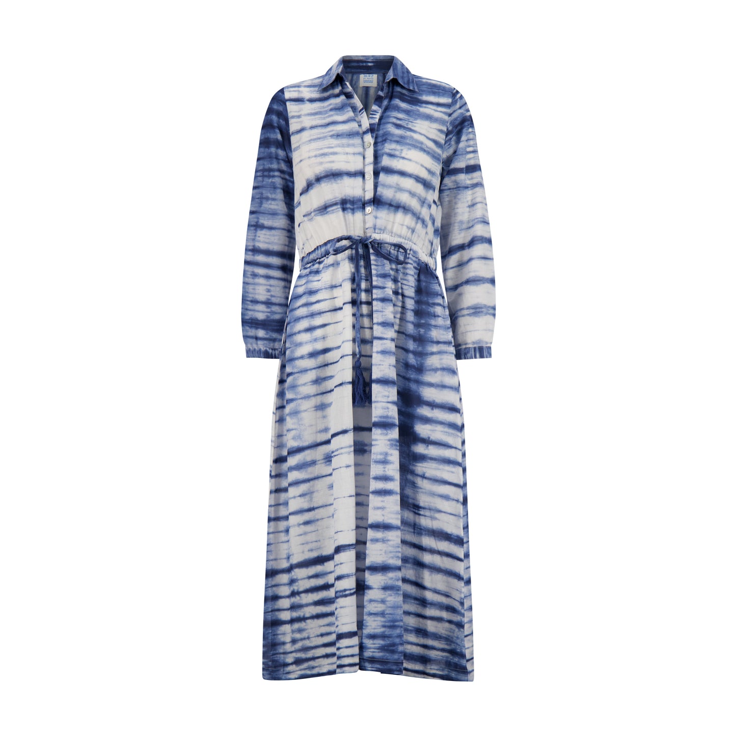 Anais Women's Shirtdress Navy Shibori
