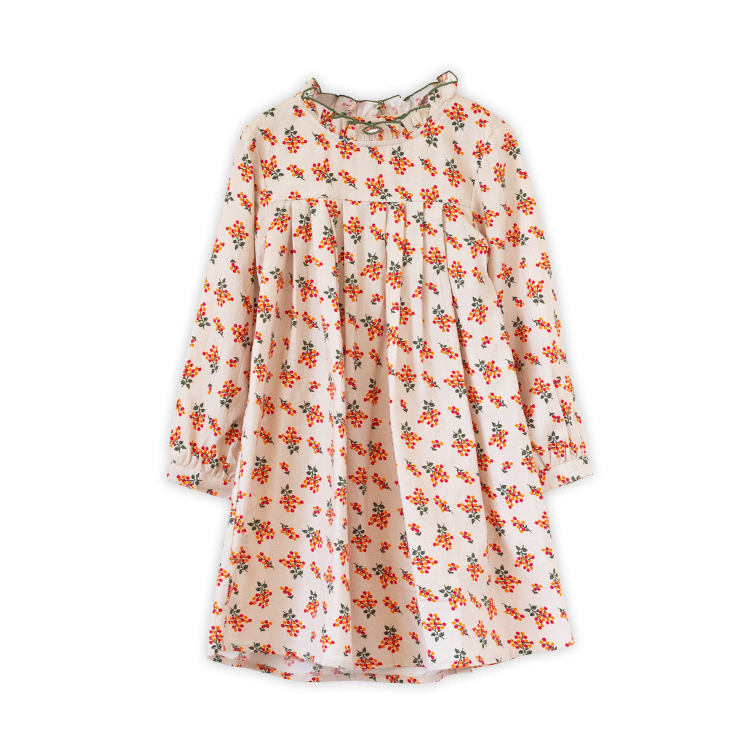 Girls Myrtle Pleated Dress | Autumn Floral