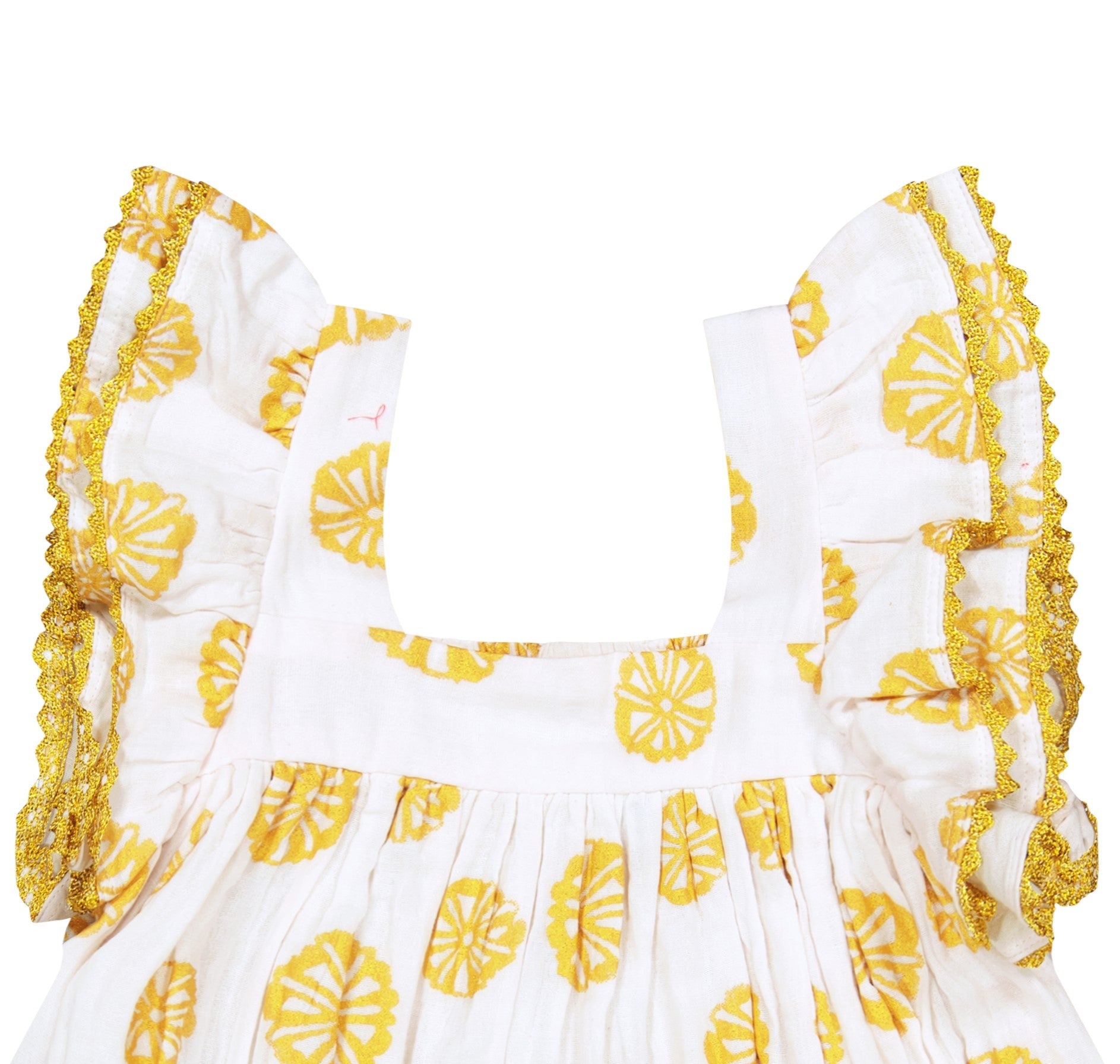 Serena Girl's Tassel Dress White Sand Dollar