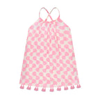 Mini Chantal Girls' Sundress Shell Beach Pink