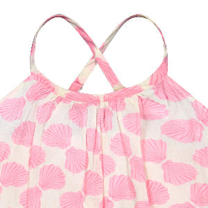 Mini Chantal Girls' Sundress Shell Beach Pink