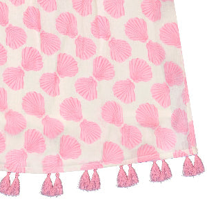 Mini Chantal Girls' Sundress Shell Beach Pink