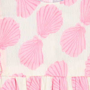 Seraphina Girls' Dress Shell Beach Pink