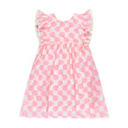 Seraphina Girls' Dress Shell Beach Pink