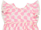 Seraphina Girls' Dress Shell Beach Pink