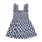 Mini Paloma Girls' Dress Shell Beach Navy