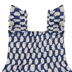 Mini Paloma Girls' Dress Shell Beach Navy