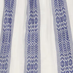 Daphne Girls Flutter Sleeve Dress Navy Stripe