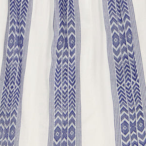 Daphne Girls Flutter Sleeve Dress Navy Stripe