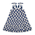 Bella Girls' Sundress Shell Beach Navy