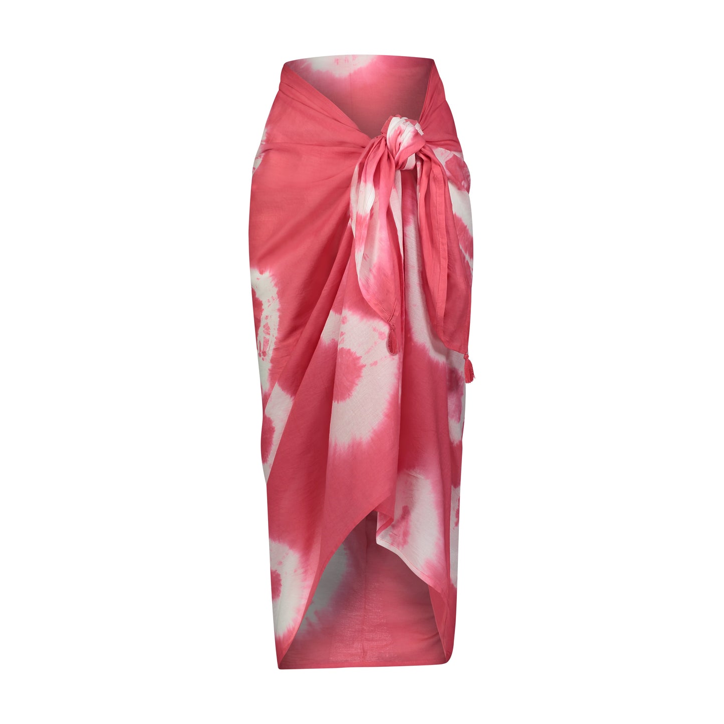 Cotton Saline Pareo Hibiscus Tie-Dye