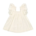 Serena Girls' Tassel Dress Gold Dobby