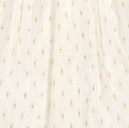 Serena Girl's Tassel Dress Gold Dobby