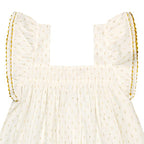 Maxi Sandrine Womens Dress Gold Dobby