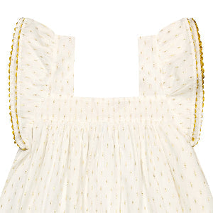Maxi Sandrine Womens Dress Gold Dobby