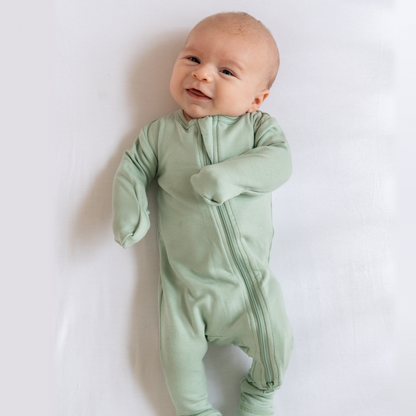 Bamboo DreamCuffs Convertible Baby Pajamas