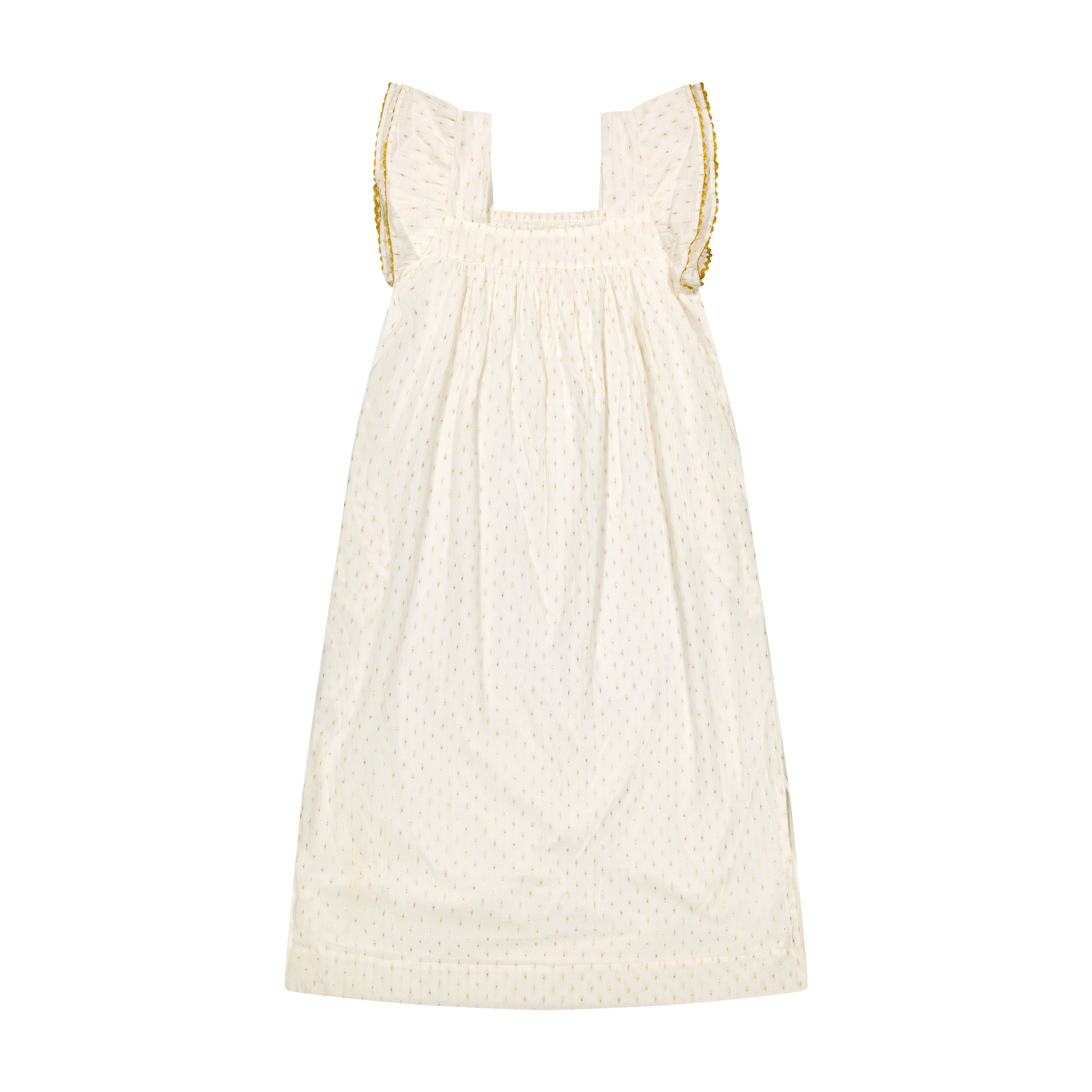 Maxi Sandrine Womens Dress Gold Dobby