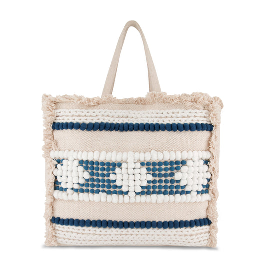 St. Barth Beach Bag Marine Handloom
