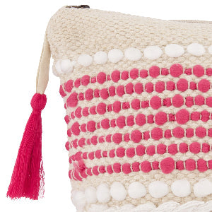 Saline Beach Medium Zip Pouch Pink