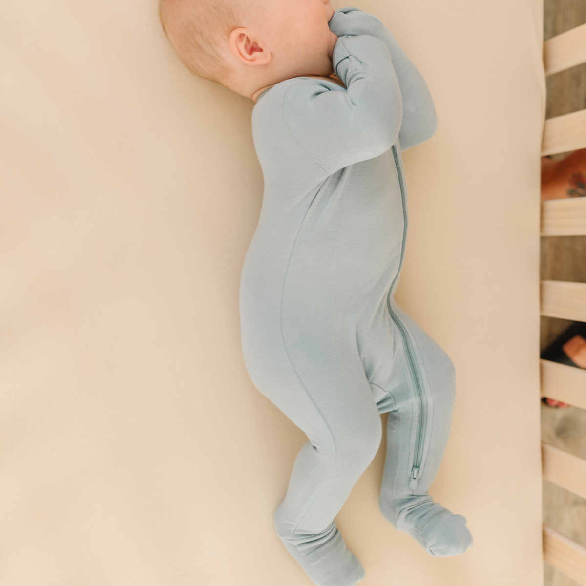 Bamboo DreamCuffs Convertible Baby Pajamas