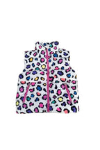 Girls Leopard Print Bubble Vest
