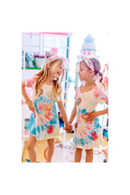 Girls Candyland Sequin Patch Tie-Dye Dress