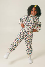 Girls Leopard Jogger Set