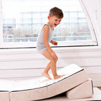 Bamboo Lounge Sets – Blue + White (2-Pack)