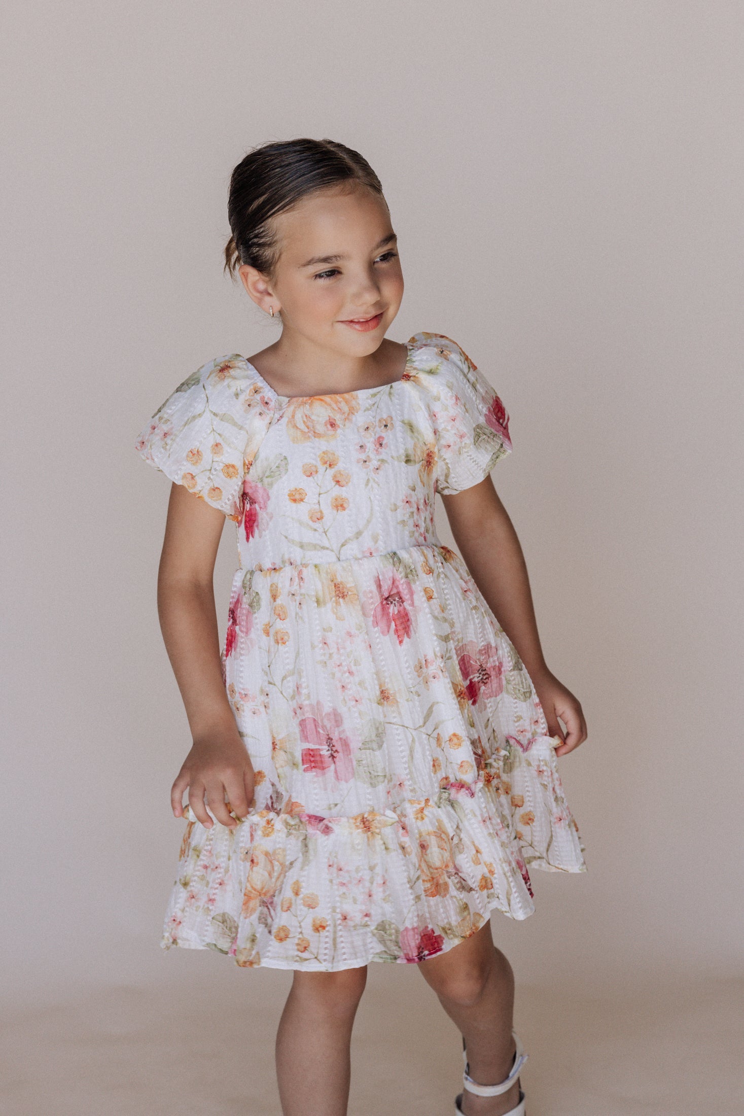 Greta Dress in White