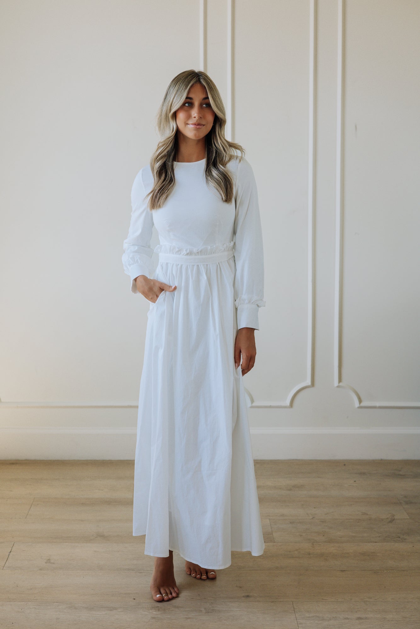 Lola LDS Temple Gown