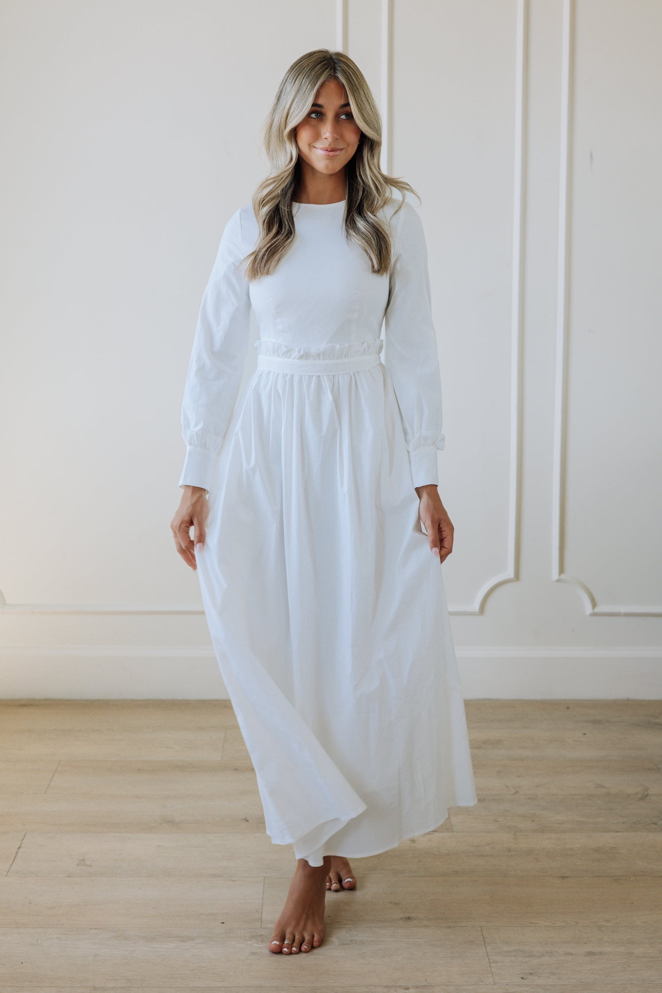 Lola LDS Temple Gown