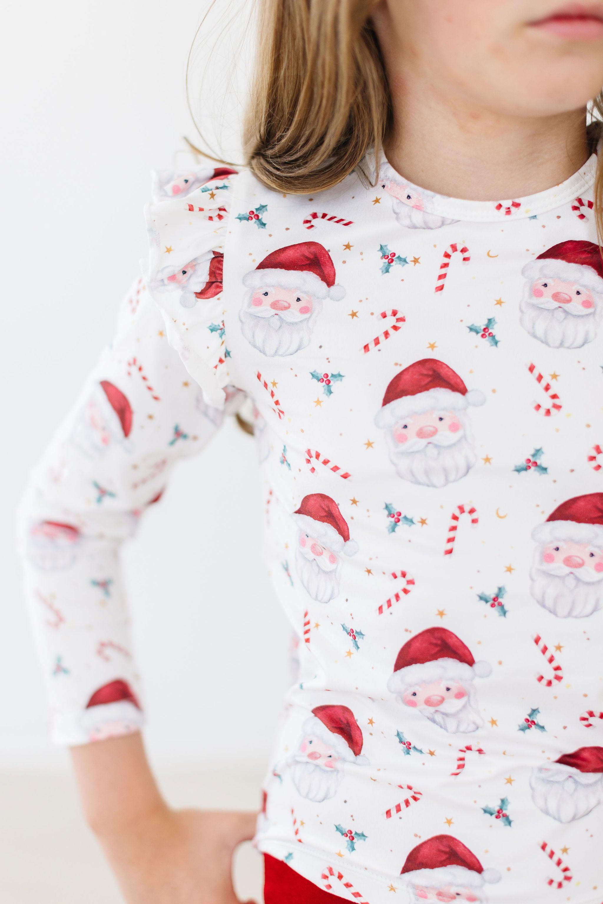 Mistletoe Magic Long Sleeve Ruffle Tee