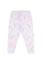 Girls Pink Giraffe Pima Cotton Pajama