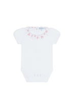 Pink Heart Print Pima Cotton Onesie Set