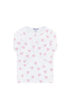 Pink Heart Print Pima Cotton Pajama